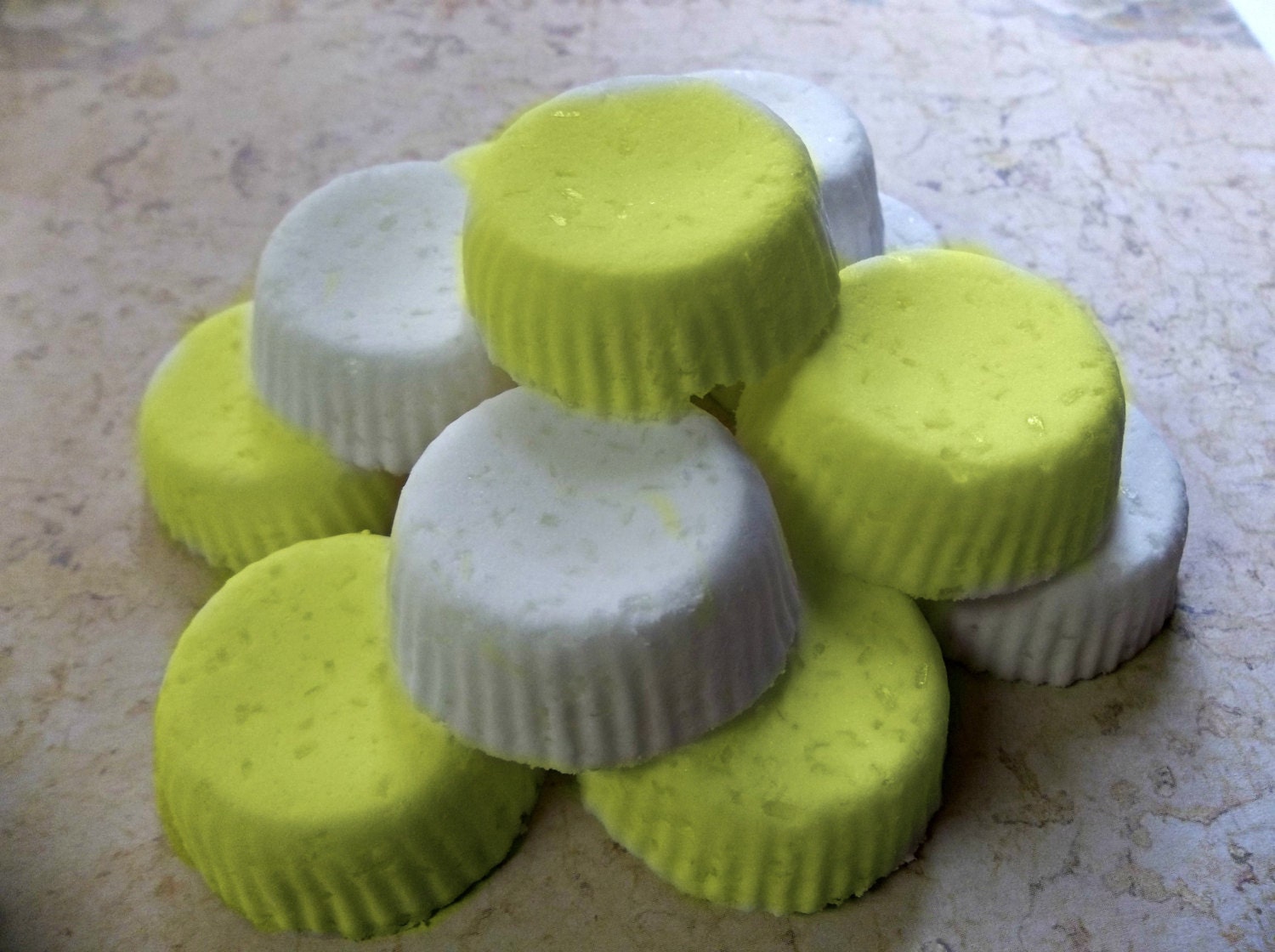 Bath Bomb Shooters Yellow Lemon Balm Scent 20 Spa Bath n Body