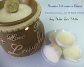 Positive Vibrations Tart Wax Melt Reiki Intention Candle Tarts Yoga Melts