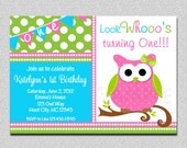 Owl Birthday Invitation , Owl Birthday Party Invitation Printable by The Trendy Butterfly Il_170x135