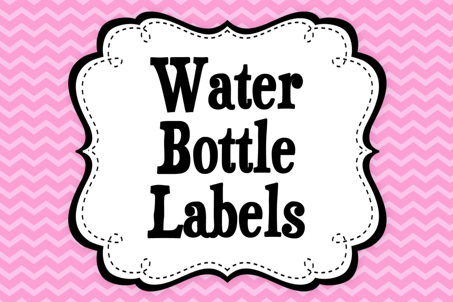 Matching Printable Water Bottle Labels Il_570xn