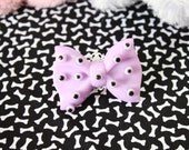 Creepy Cute Lavender Eyeball Bow Ring
