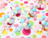 Fairy Kei Pastel Balloon Cluster Hair Clip Or Brooch
