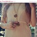 MEMORIAL DAY SALE Ancient Talisman /// Ammonite Fossil Necklace /// Electroformed Gemstone  /// Gold