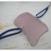 Lavender Beach Glass - Blue Suede - Bracelet