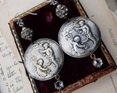 French Cherub Earrings, Tending the Sacred Fire, by RusticGypsyCreations