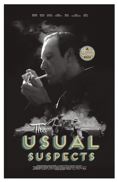 The Usual Suspects 24x36 inch poster