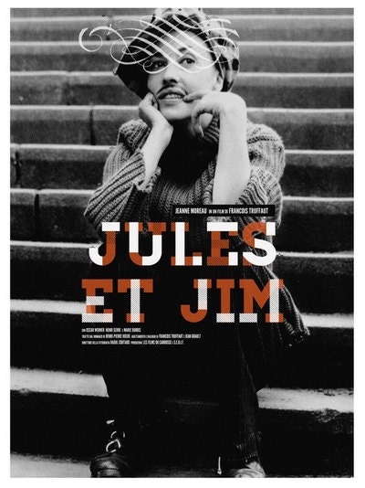 Jules et Jim 18x24 inch poster