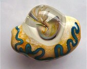 Fungus Mushroom UFO Glass Bead