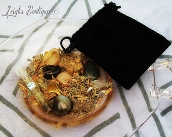 Grounding and Protection Magic Mojo Hoodoo Pouch