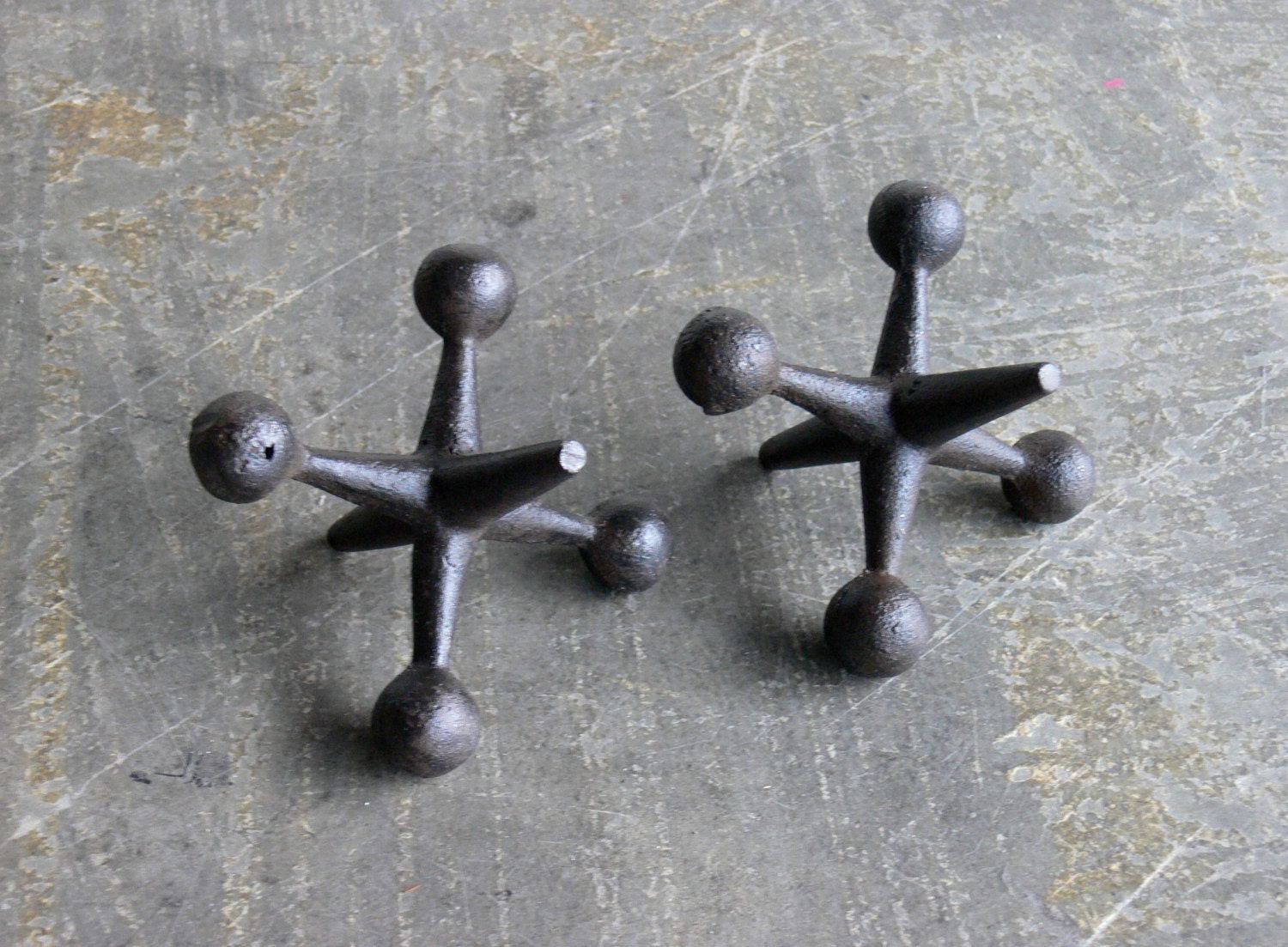 Vintage Mid Century Modern Jax-Jack, Doorstop, Bookstand (Set of 2)