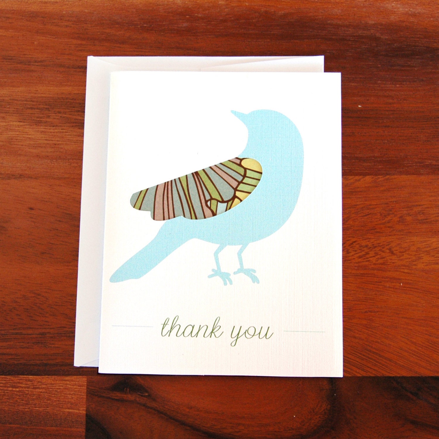 Birdie Thank You Card
