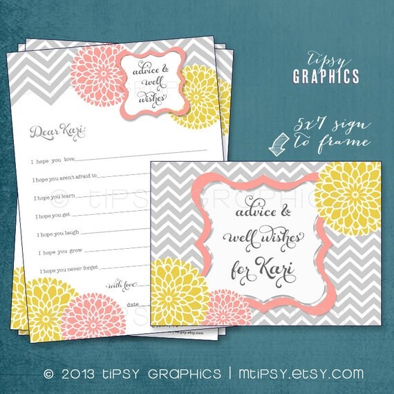 Spa Pom Pom. Chevron Mums. Sweet Well Wishes Mad Libs Adlibs. By Tipsy Graphics. Printable Cards Il_570xn