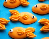 Royal Icing Goldfish- Handmade Edible Sugar Decorations (24)