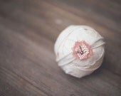 Cream and Pink Toffee stretch Headband