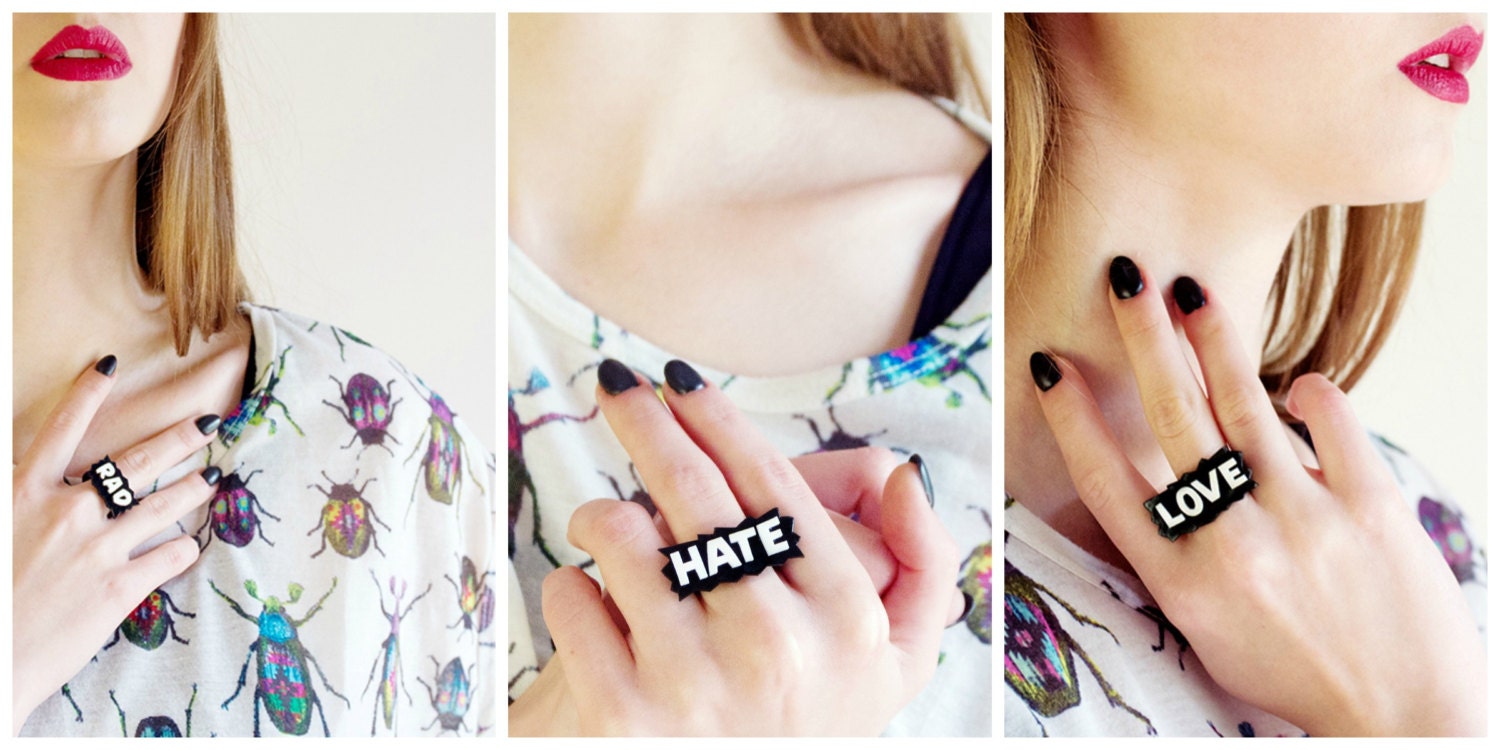 CUSTOM one finger ring