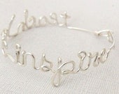 Custom Saying Bangles, 2 to 5 words or names