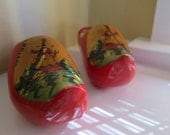 Vintage Dutch Wooden Clogs from Holland