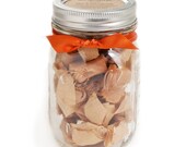 Perfect Thank You Gift - Fleur de Sel Caramels - (1) 1/2 Pound Jar of Caramels - As Seen in Food & Wine Magazine