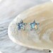 Post earrings -tiny stars studs