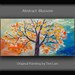 Surreal Tree blossom, original painting 48x24