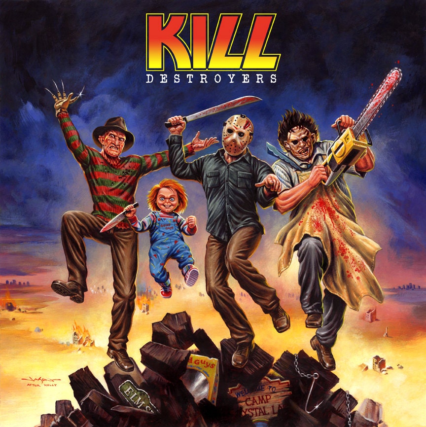 KILL Destroyers - 13" x 13" limited edition print