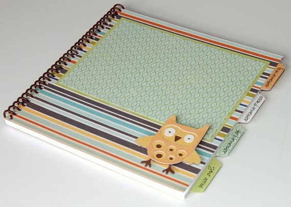 Pregnancy Journal - Gender Neutral Cover Design - OWL Il_570xn