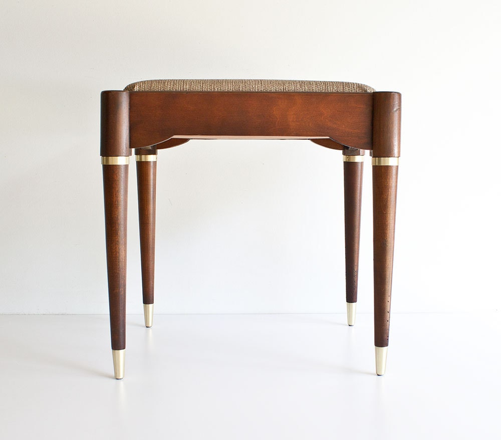 Vintage Mid Century Modern Singer Sewing Stool
