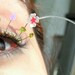 Cherry Blossom Eyelash Jewelry - false eyelashes with spring flowers
