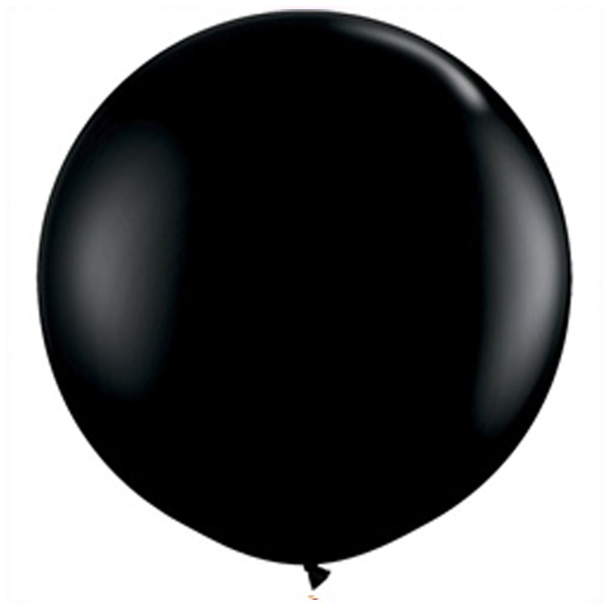 Five Baby Gender reveal confetti balloon. 24" Black balloons with confetti.