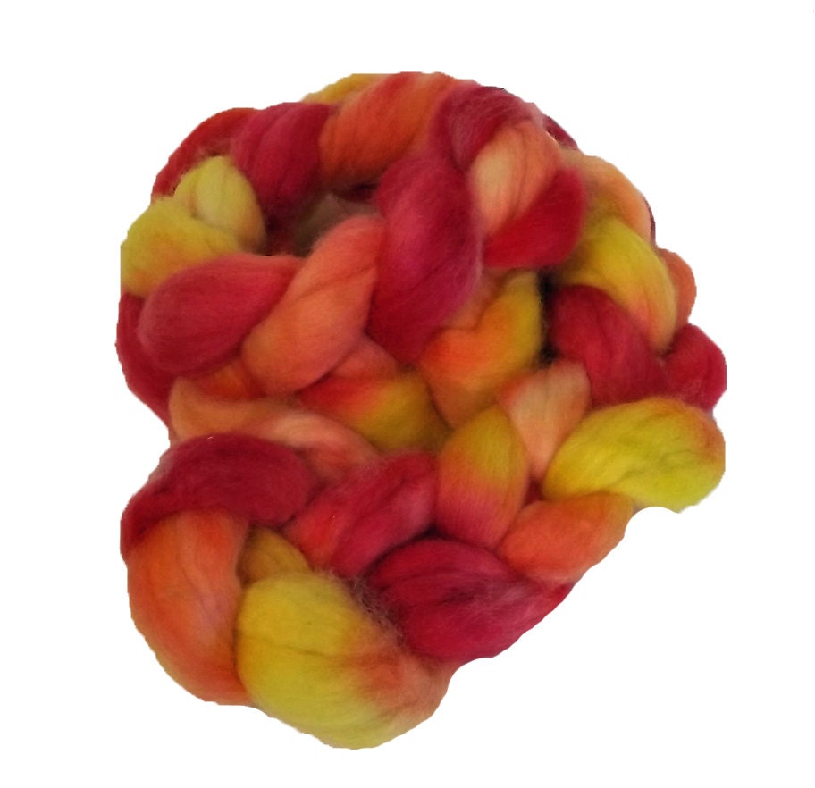 Crimson Sunset - Spinning Fiber