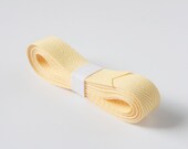 Yellow and White Chevron Twill Tape (5 yards)