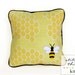 honey bee graphic modern needlepoint kit - diy