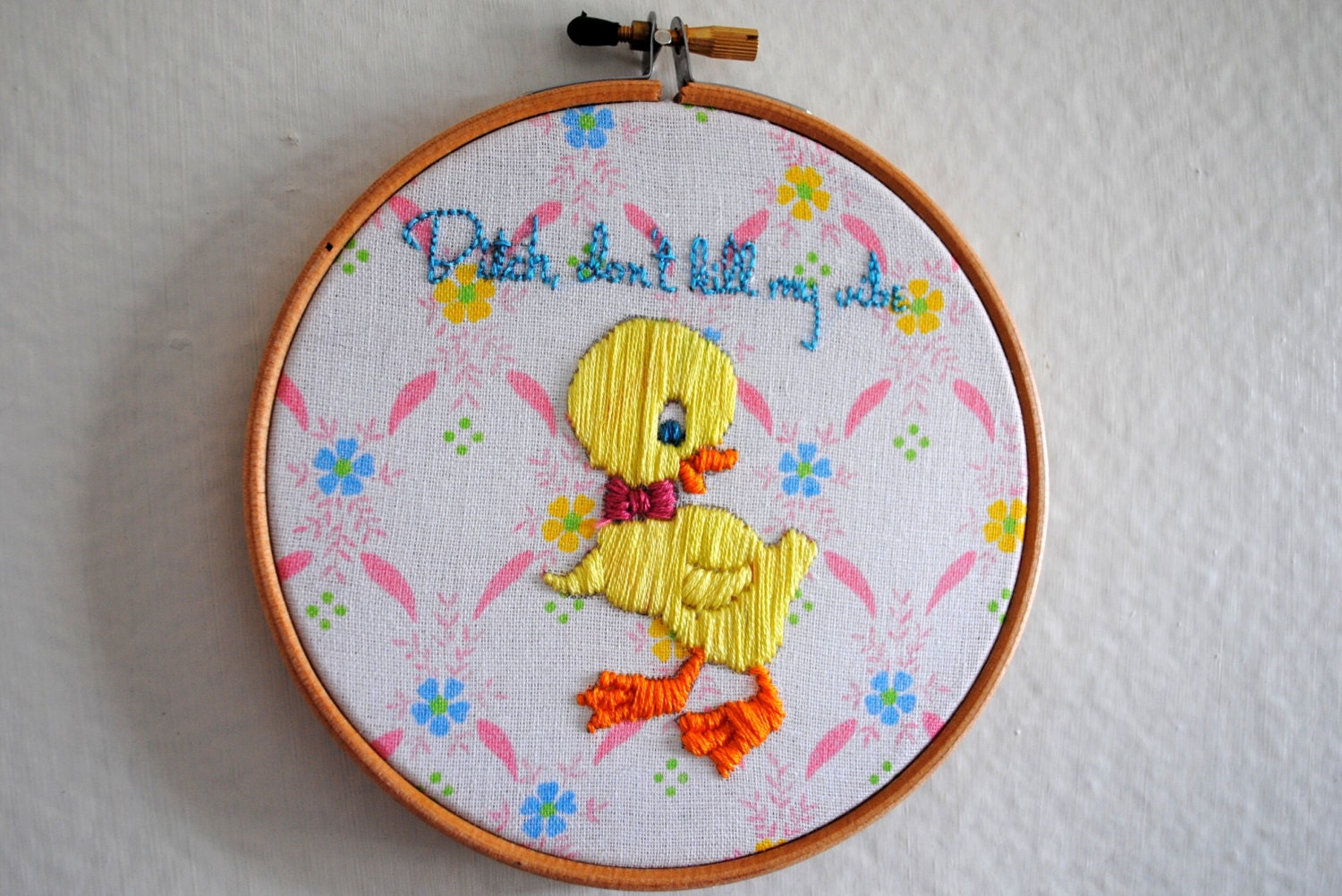 Bitch Don't Kill My Vibe - Kendrick Lamar hand-embroidery