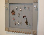 Jewelry Display Wall Mounted Organizer Storage for Earrings, Bracelets and Necklaces.