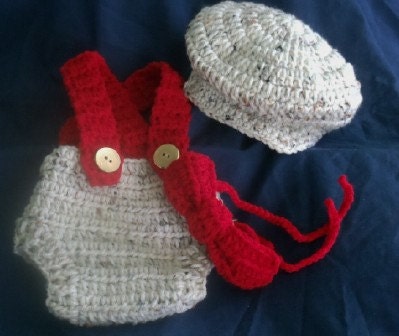 Diaper cover with drivers cap