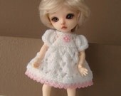 White and Pink Dress for Lati Yellow and Pukifee