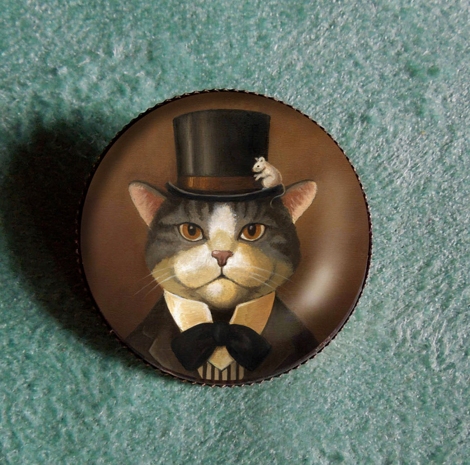 Cat Dandy Portrait - Victorian