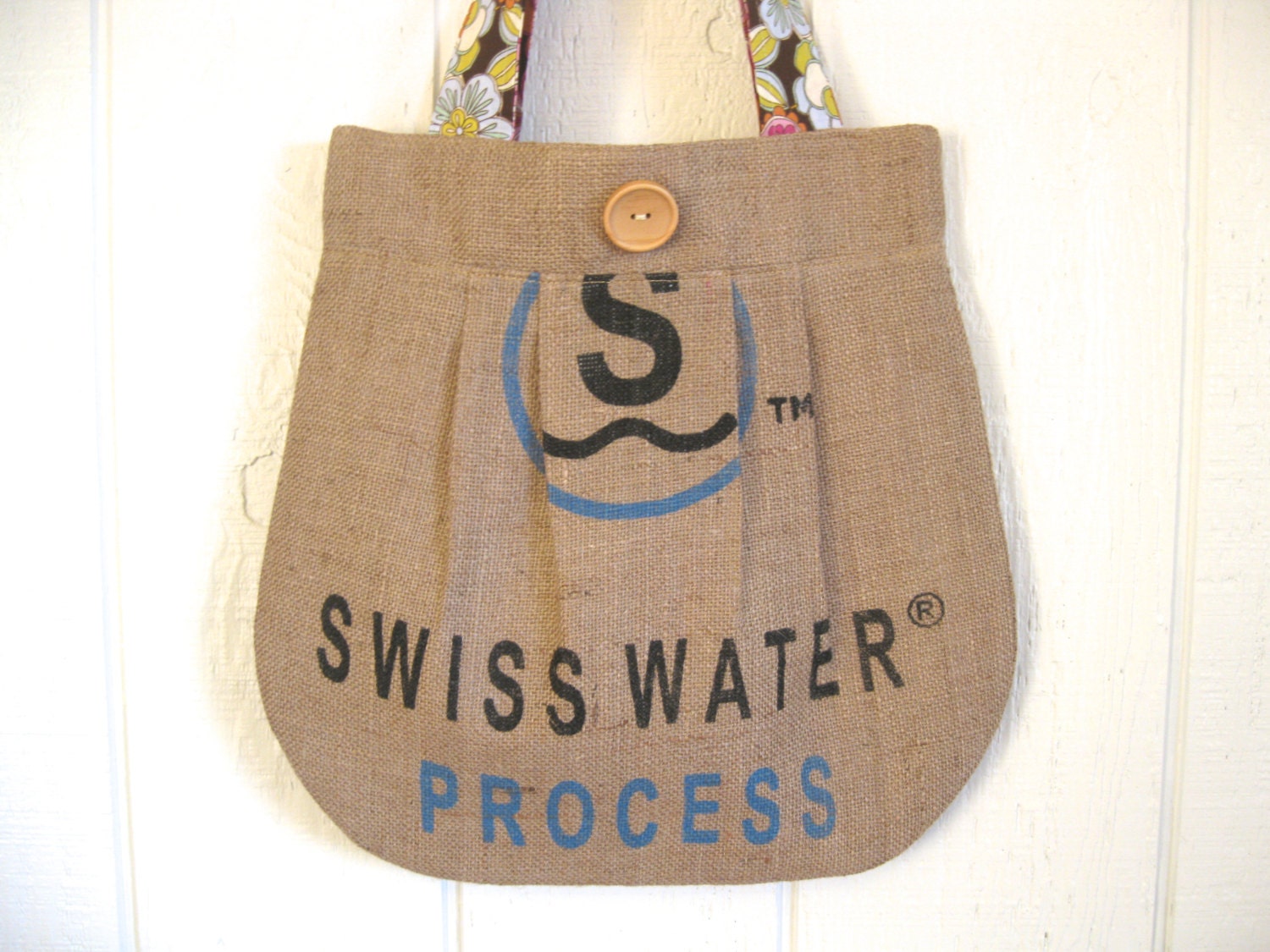 Eco Friendly. Upcycled Burlap. Farmers Market Bag. Earth Day. Spring. Fashion. Mothers Day. Gift Ideas.