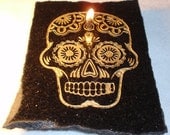Dia De Los Muertos "Sugar Skull" Firestone/Granite Oil Candle