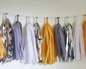Tissue Tassel Garland-18 tassels- Classic Gray and Yellow Il_170x135