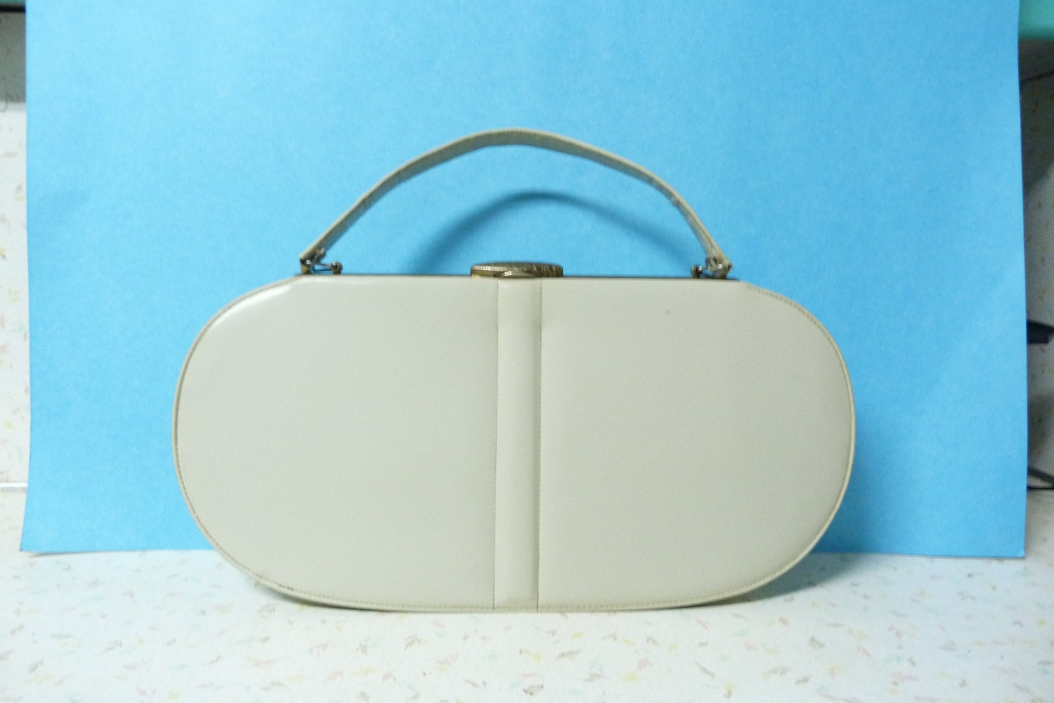 Mid Century Modern 1950's Handbag Mid Century 1950's Pin Up Purse Mod Modern Mad Men