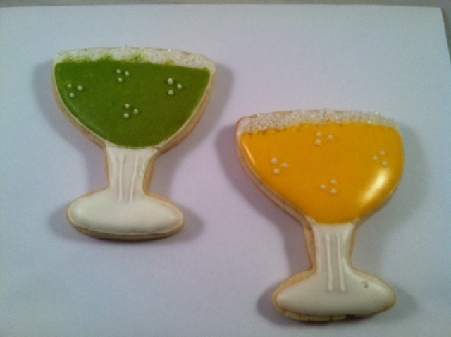 Martini Glass Sugar Cookies, Bachelorette Party favor