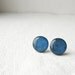 FREE WORLDWIDE SHIPPING - Deep Blue Glitter Stud Earrings