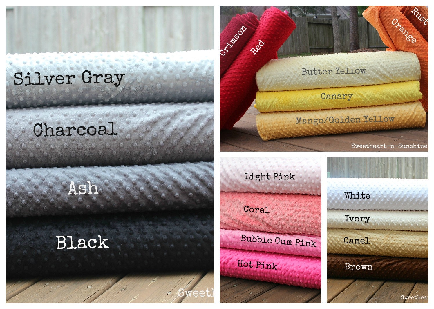 Minky Contoured Changing Pad Cover- YOU PICK COLOR