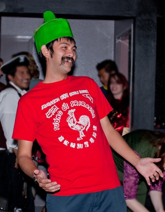 Sriracha Hot Chili Sauce Red Shirt
