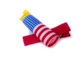 Firework ribbon sculpture hair clip, 4th of july hair clip / girl hair clip / girl barrette / baby hair clip. FREE ship PROMO w 20USD