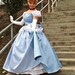 Cinderella New 2012 Park Style Swirl Gown Dress Custom Made