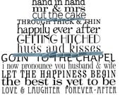 Wedding Thank You Cards worded wedding cake