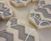 Onesie Decorated Cookie Baby shower favors or treats custom