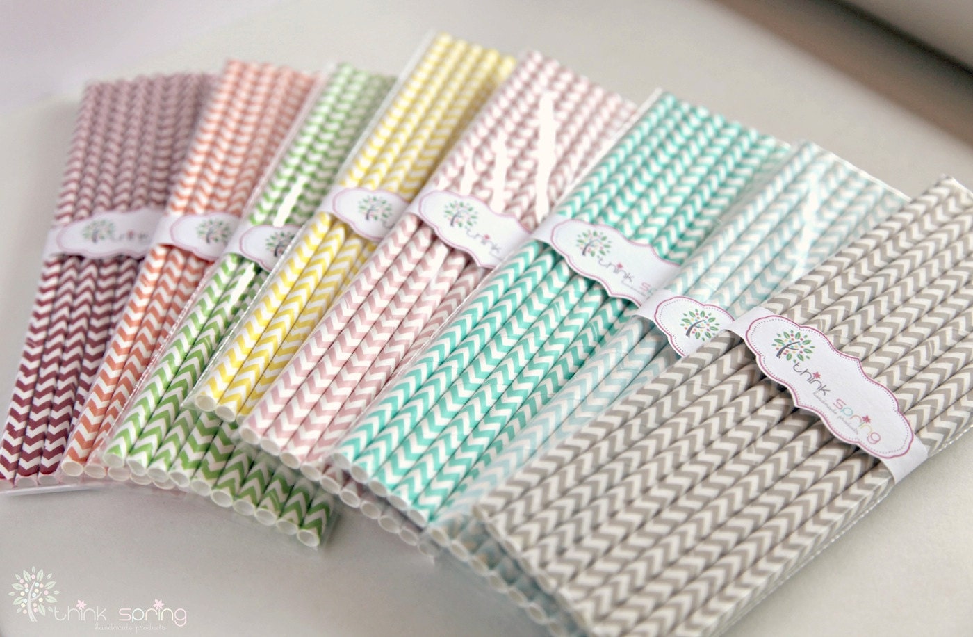 Paper Straws - CHEVRON